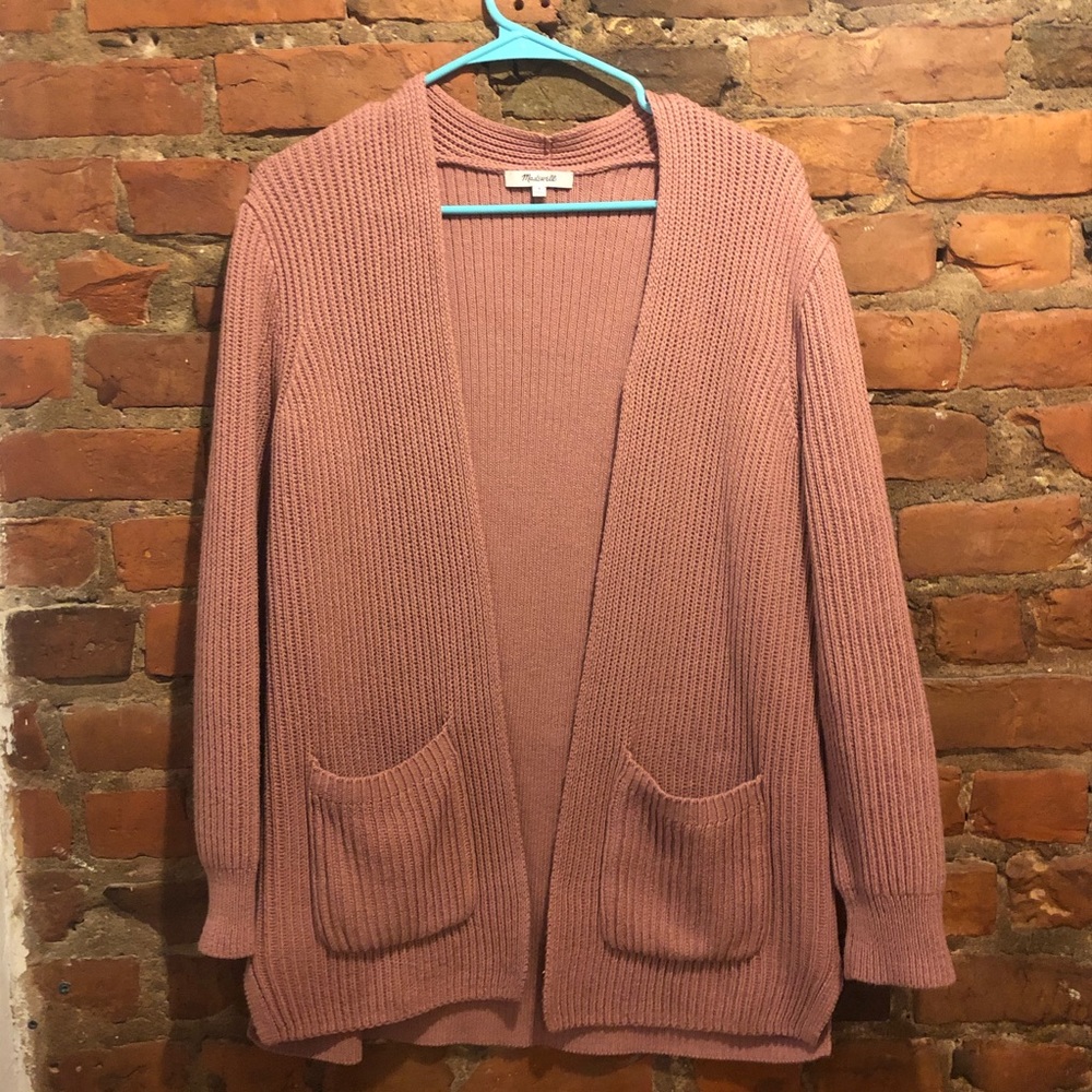 Madewell ribbed cardigan sweater